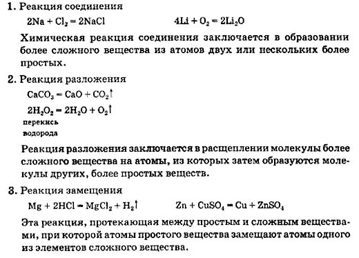 Рудзитис 8 класс тесты