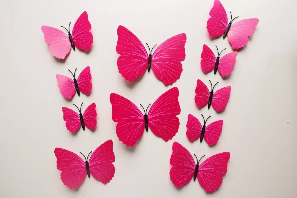 Бабочки для декора. Объемные бабочки. Розовые бабочки. Объемные бабочки из бумаги. Красивые бабочки своими руками
