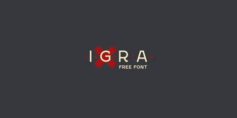 Igra sans шрифт