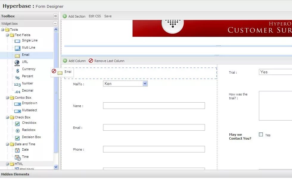 Creating a form. Power builder web forms applications. webform create csv.