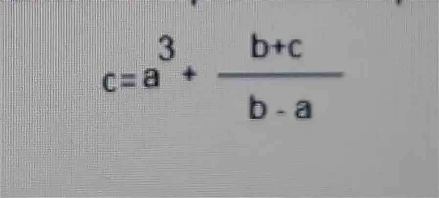 Запишите выражение с d a b