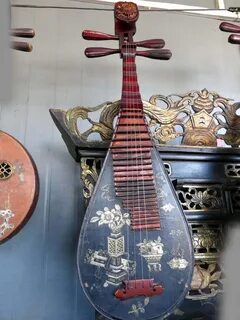 376.0US $ |34" China old wood lacquer handwork musical instrument Chin...