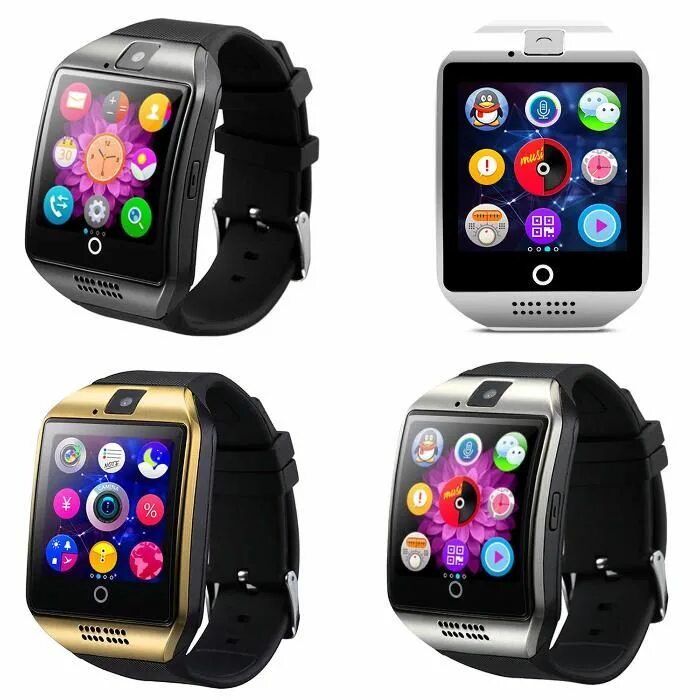 Какие недорогие умные часы. Смарт вотч q18. q18 смарт часы. умные часы smartwatch q18. смарт часы q18 (черные).