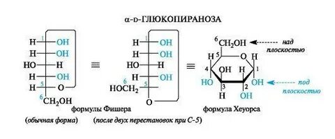 Фруктоза циклическая формула