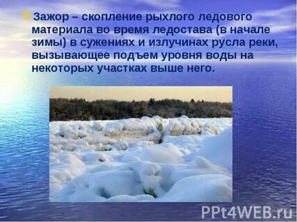 Рыхлый лед на реке 4
