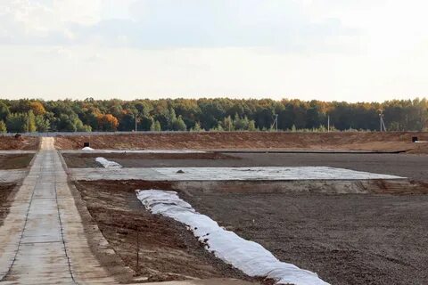 Строительство полигона