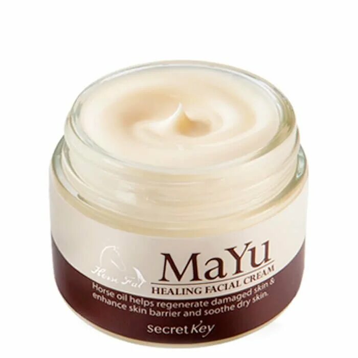 Крем Корея Mayu. Secret Key крем для лица. Mayu Healing facial Cream. Secret Key крем для лица с лошадиным жиром Mayu. Восстанавливающие кремы для лица купить