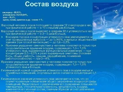 Содержание аргона в воздухе