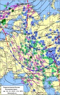 Температура на карте в реальном времени