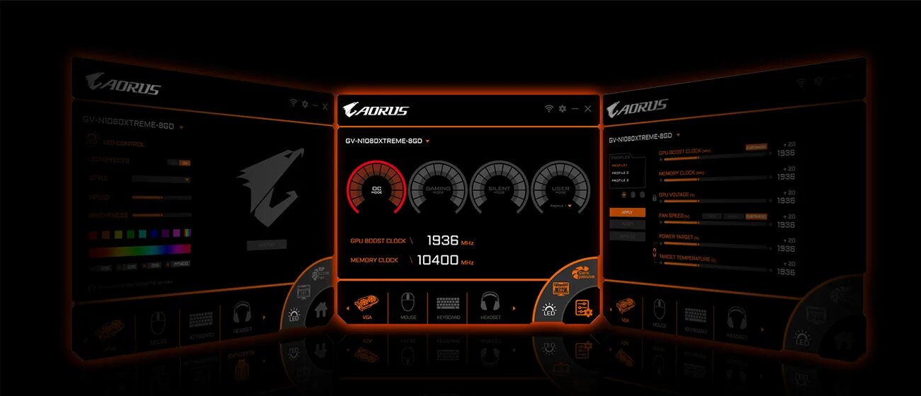 Gigabyte утилита для видеокарт. Gigabyte aorus engine. gigabyte управление видеокартой. auris engine gigabyte настройка.