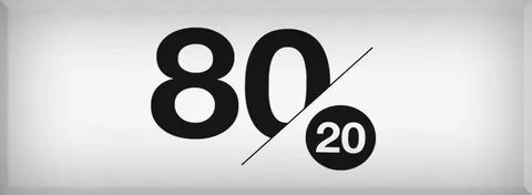 Соотношение 20 80