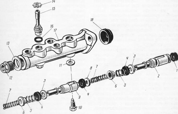 Сборка главного цилиндра. Главный тормозной цилиндр ЗАЗ 1102. Схема главного цилиндра тормозного на ЗАЗ-968м. Главный тормозной цилиндр ЗАЗ 1102 Таврия. Тормозная система ЗАЗ 1102.
