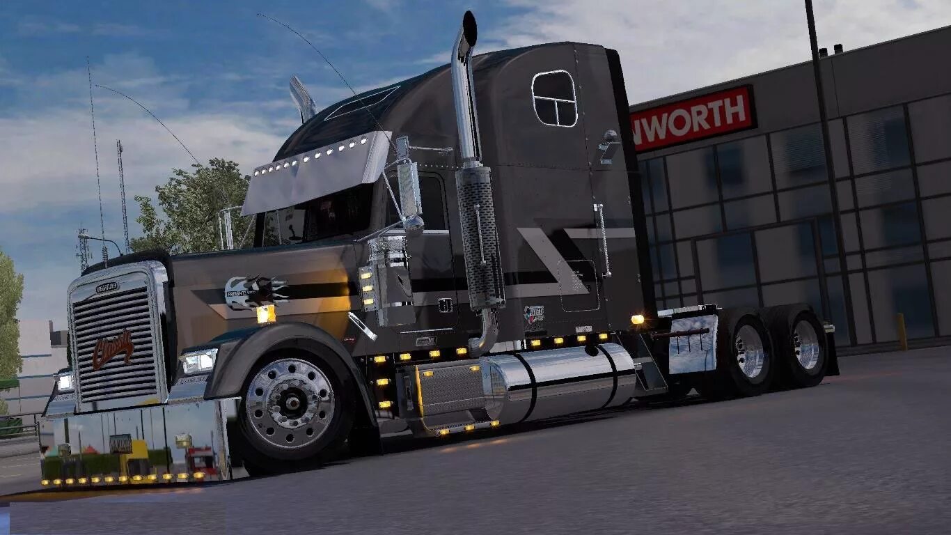 Атс перевозки. ATS freightliner Classic XL. Freightliner Classic ATS. Грузовик етс 2 Kenworth. Freightliner Classic XL 2.