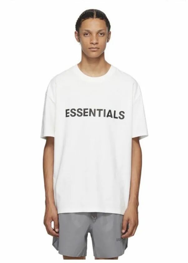 Fog essentials. Футболка essentials fear of god. must have white tee. fear of god essentials t shirt photo. коричневая футболка essentials fog.