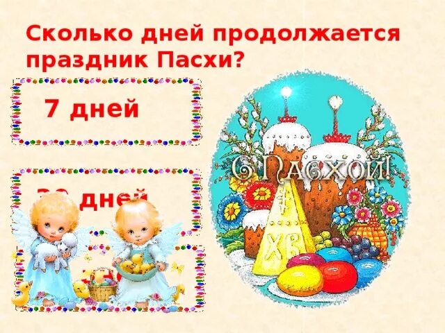 Сколько дней продолжается праздник Пасхи. Сколько дней праздника пасхи