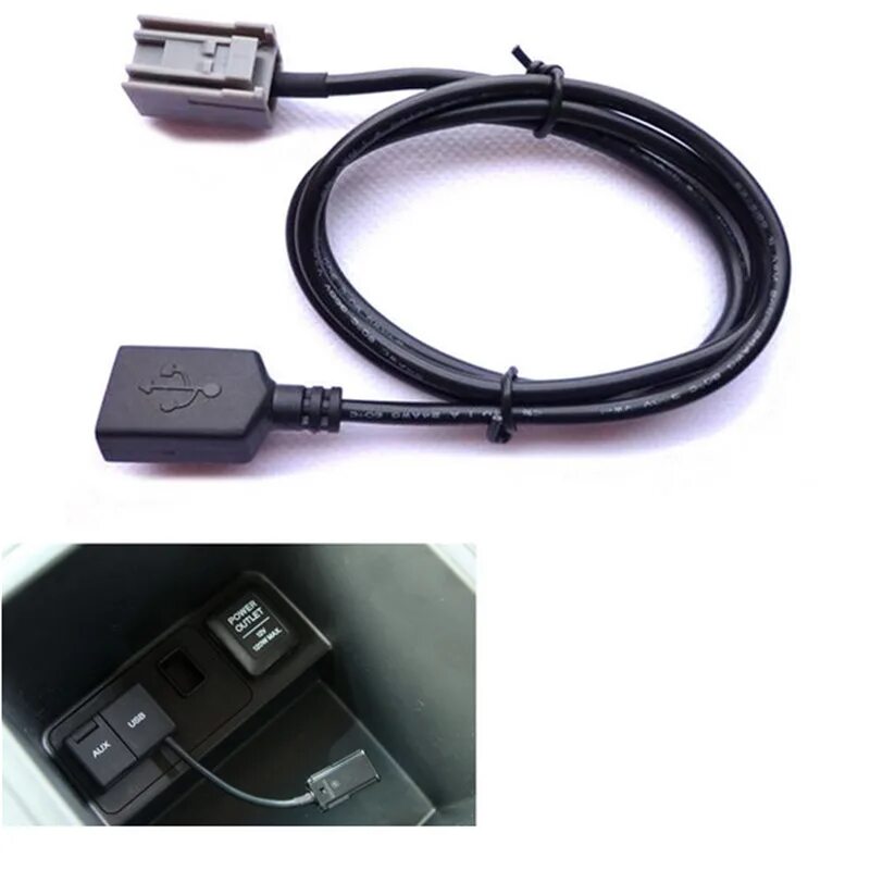 Usb honda. USB aux Adapter Civic 4d. Переходник на aux для Honda CRV 2012. Honda адаптер USB. Разъем для aux Honda Fit.