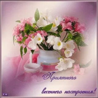 Пожелание хорошего апрельского дня и настроения