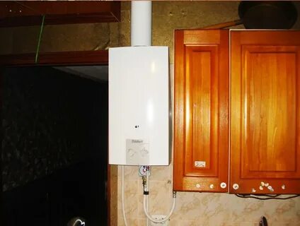 Установка газовых колонок на кухне