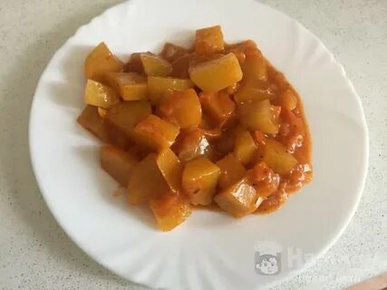 Тушеная картошка с мясом без томатной пасты