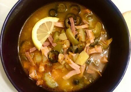 Рецепт простой солянки с колбасой и картошкой
