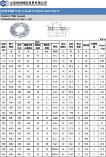 Фланец pn16 размеры