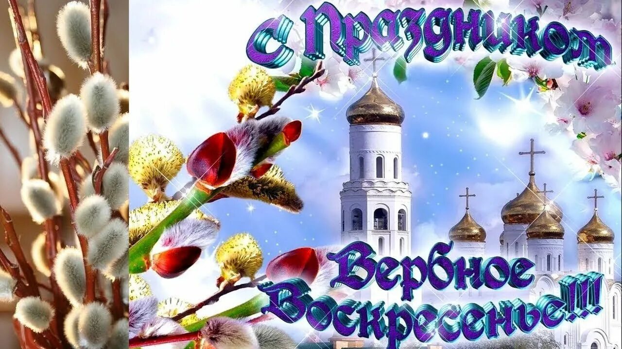 Поздравление с вербным воскресным. С вербным воскресеньем. сп праздником вербное воскресенье. с вербным воскресеньем открытки. вербное воскресенье поздравления.