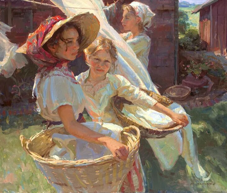 Композиция девушки