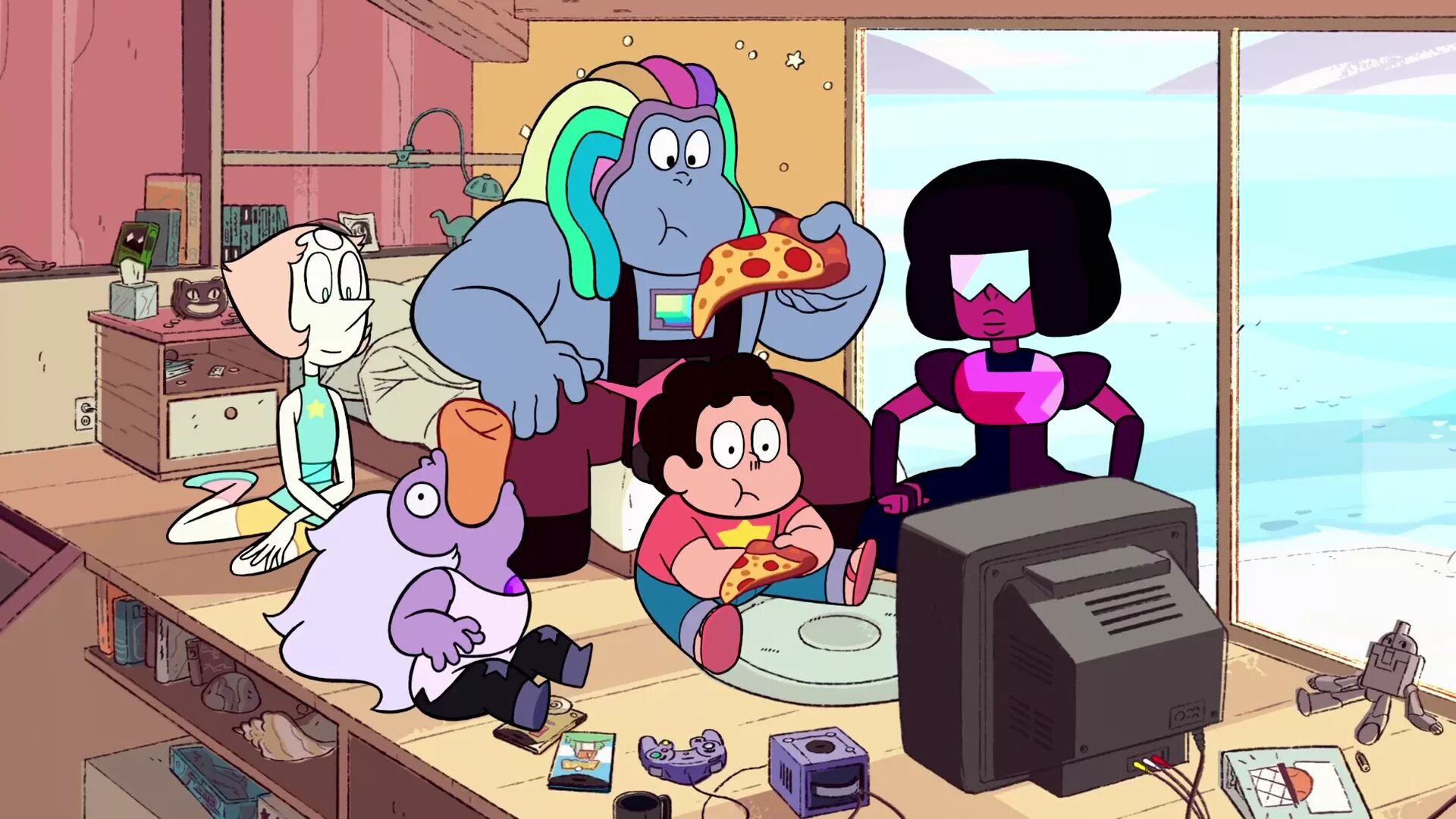 Вселенная стивена обои. Вселенная стивена 2013. steven universe кадры. комната аметист вселенная стивена. аметист вселенная стивена будущее.
