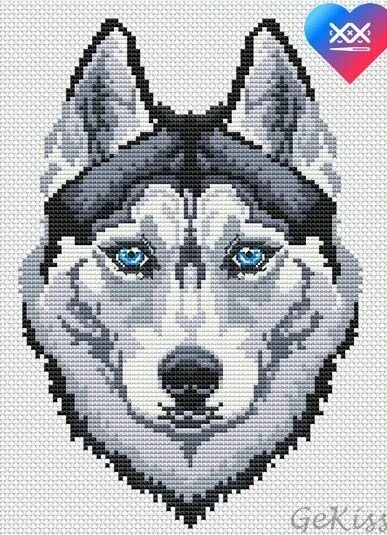 Вышивка крестом собаки хаски. Вышивка крестом собаки. Вышивка хаски маленькая. Схема вышивки хаски. Вышивка на хаки.