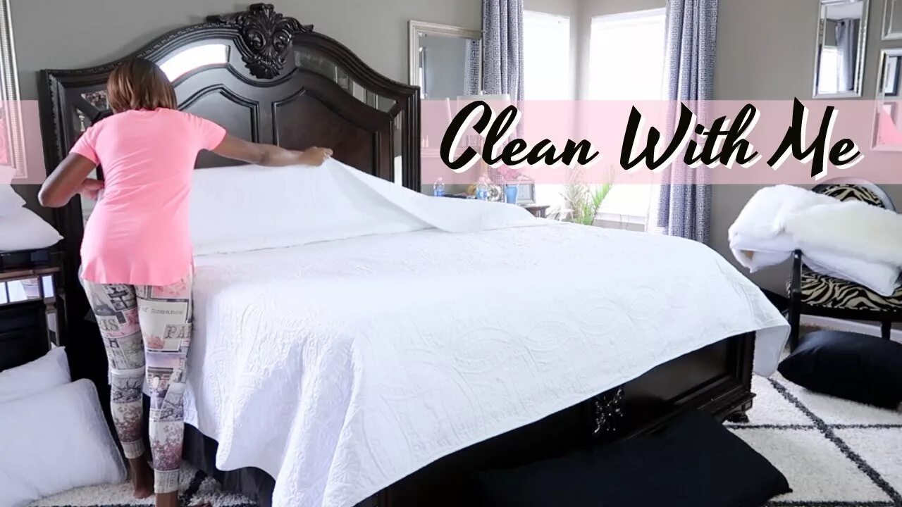 Clean my room with me. Clean with me. clean with me my master bedroom with tour.