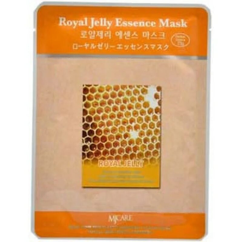 Royal Jelly Essence Mask. Маска тканевая для лица маточное молочко Mijin Royal Jelly Essence Mask 23гр. Маска для лица Королевское маточное молочко MJ Care. Mijin Royal Jelly Essence Mask (маточное молочко) 25 гр. Маска royal jelly