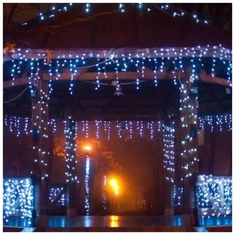 новогодняя иллюминация. гирлянда бахрома кристмас. гирлянда-бахрома led 25м уличная. гирлянда led бахрома (белый свет, 2. 7м белая теплая lampki choinkowe.