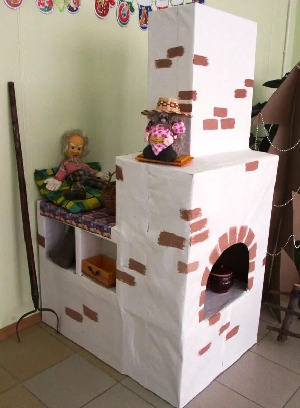 Русская печь из картона. Русская печь из коробок. Детские печки своими руками. Детские печки своими руками. Русская печь из коробок.
