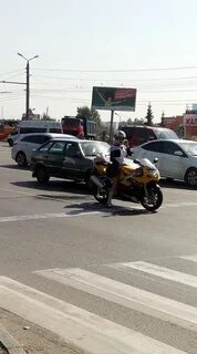Мотоцикл проехал