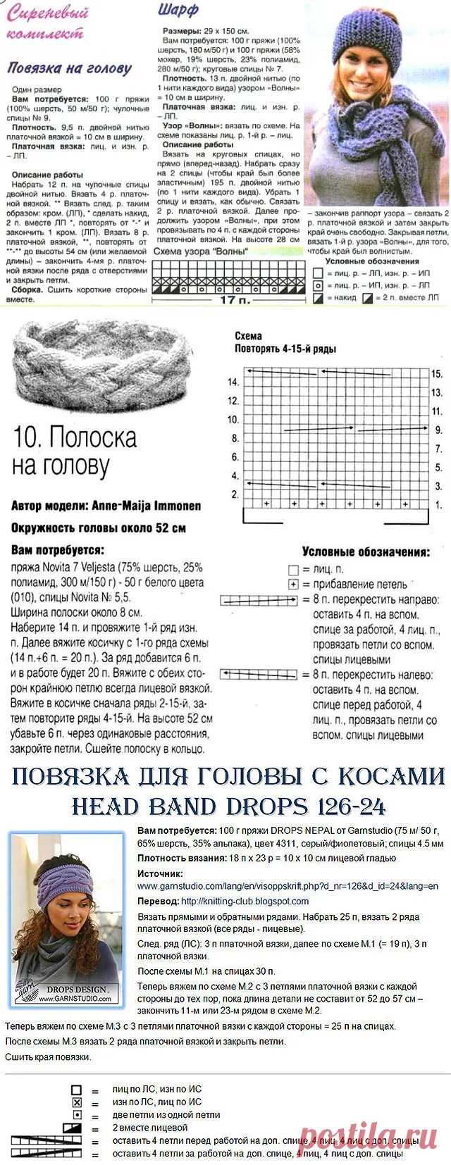 Вязание спицами повязка на голову для женщин схемы и описание. Вязание повязки на голову спицами для женщин со схемами. Повязка на голову спицами для женщин схема и описание. Вязаная повязка на голову спицами для женщин схемы и описание. Связать повязку на голову спицами схемы