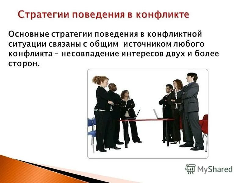 Методика поведение в конфликте