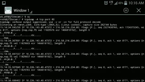 Tcpdump linux