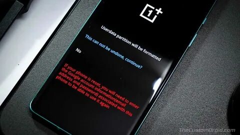 Как сбросить до заводских настроек oneplus