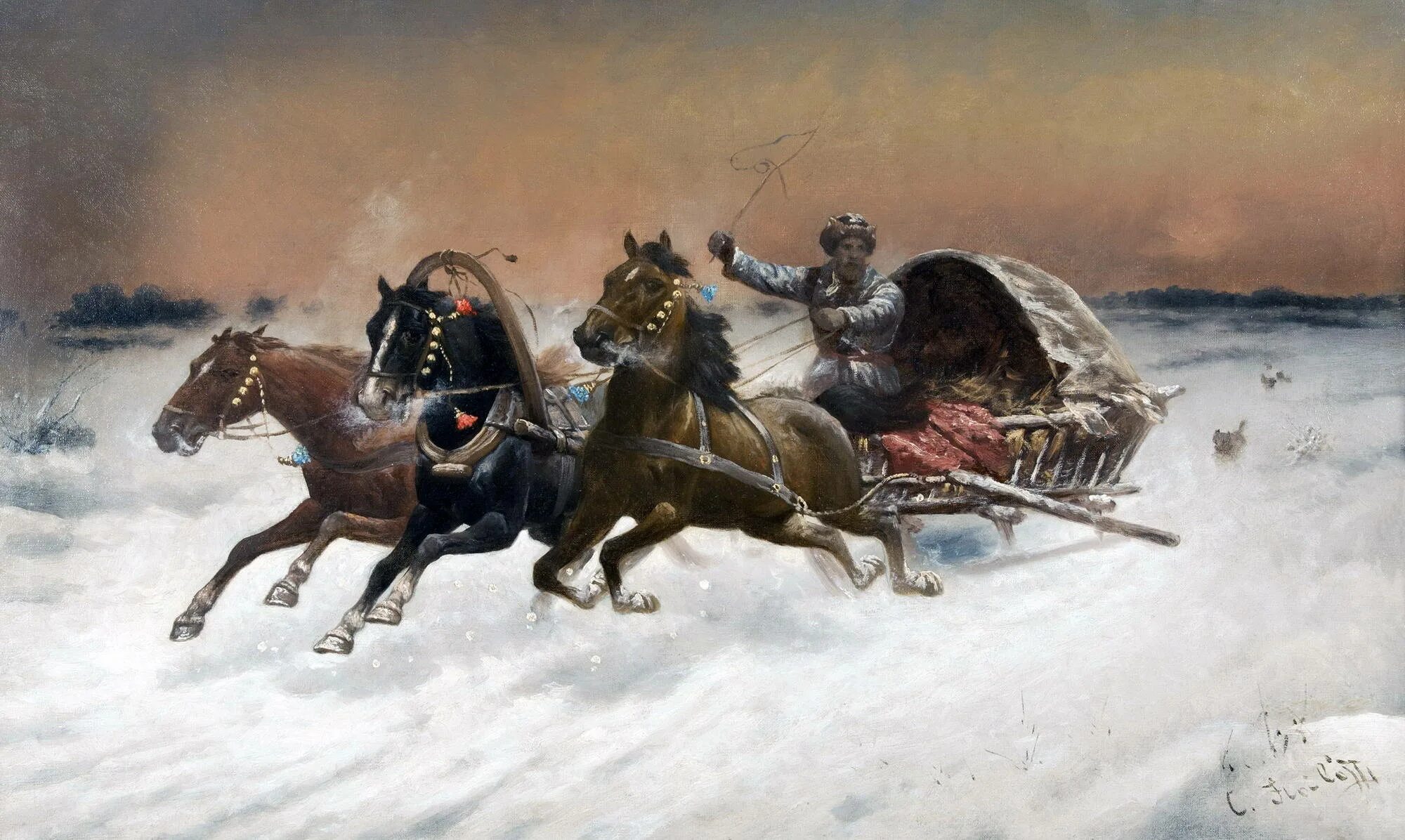 Ямщик в степи. Сверчков тройка картина. "тройка в степи" (1856). Вдруг ямщик стал посматривать в сторону. Аксаков буран иллюстрации.