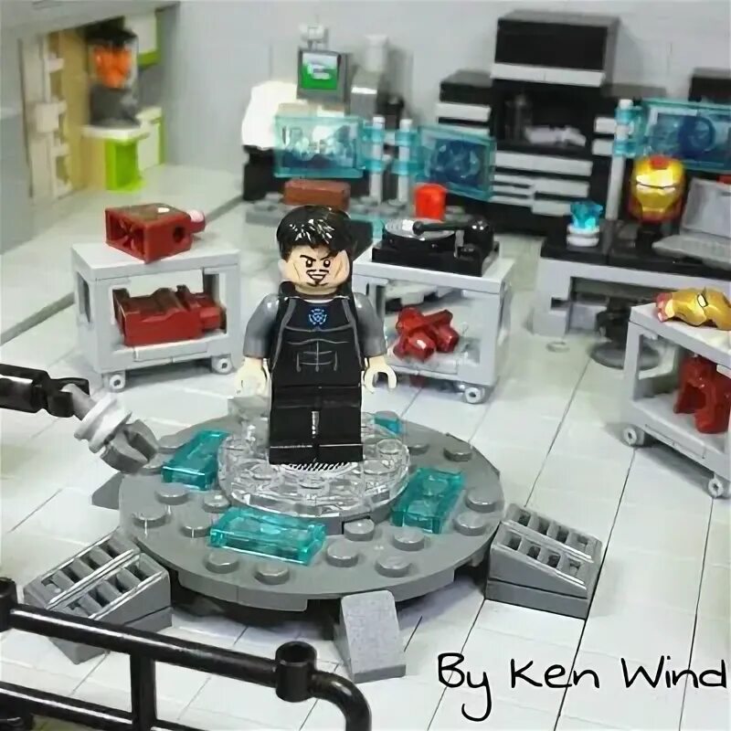 Tony Stark's workshop / Malibu Mansion: Exterior progress Malibu mansion, Lego m