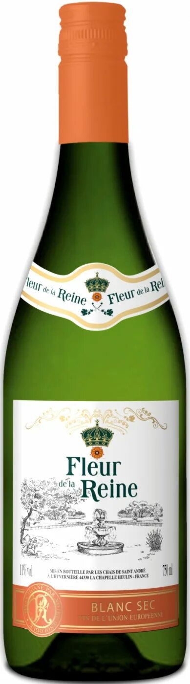 Ля рен. Вино Флер де ля Рэн. Флер де ля РЕН вино белое сухое. Fleur Reine вино. Белое вино Флер де ла Рейн.
