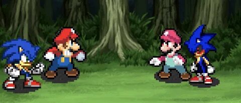 Mario vs sonic exe is a really strange revision of the already creepy and s...