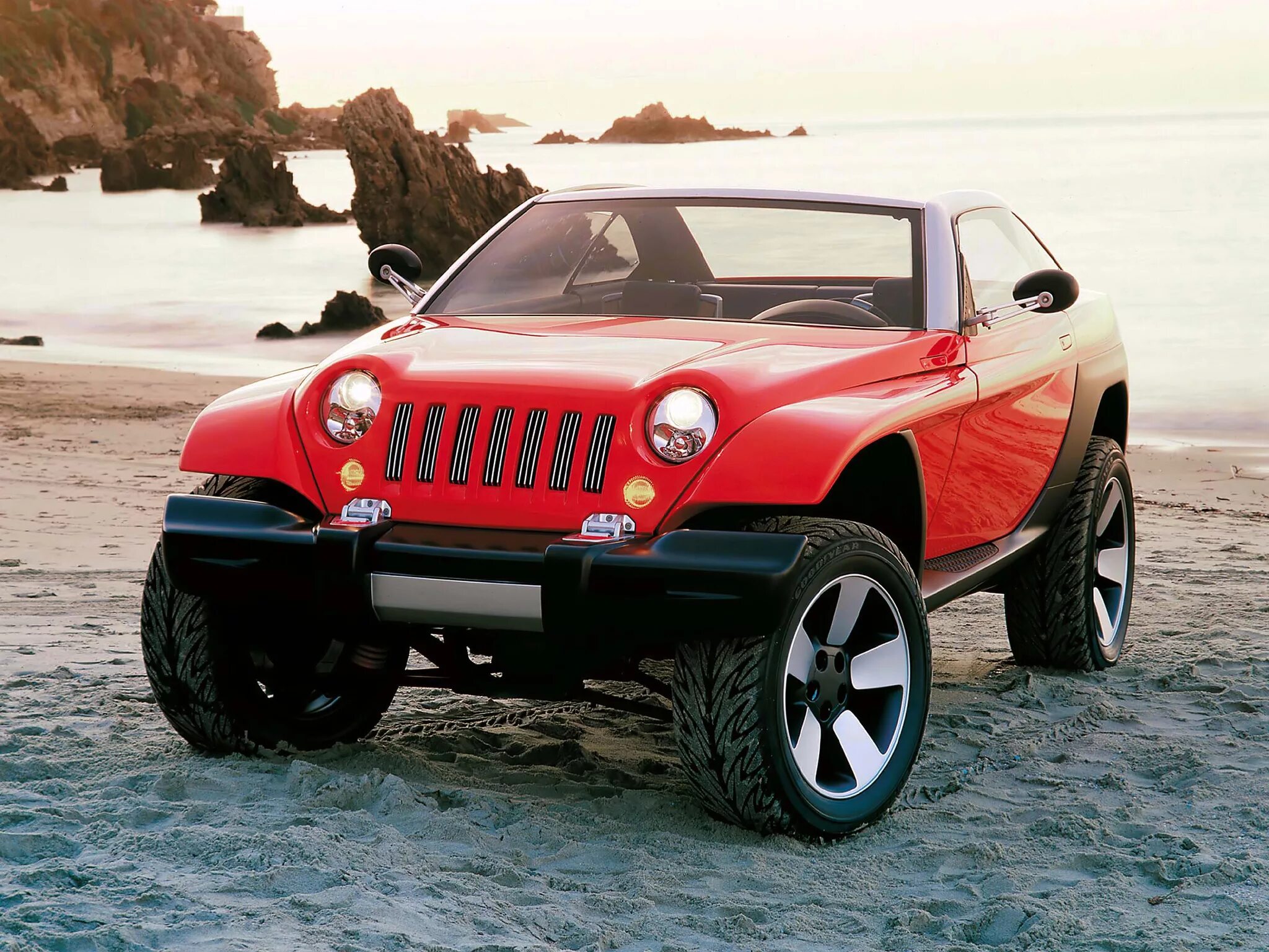 Лучшие автомобили полный привод. Jeep Jeepster Concept. Jeep xj002 Concept. Concept Jeep Jeepster 2014. Лотус машина джип.