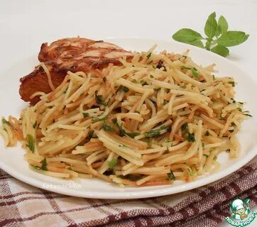 Жареная вермишель паутинка