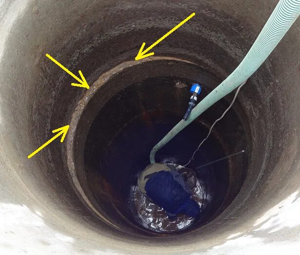 Копка скважины 125мм. Стоит вода в кольцах. Мутная вода в колодце. Колодец для воды. Стоит вода в кольцах.