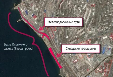 Карта второй речки владивосток