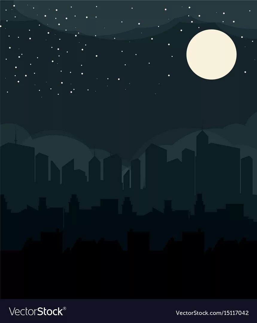 Flat night. Пейзажи в стиле флэт. Ночные векторные иллюстрации. Город ночью флэт иллюстрации. Ночной город вектор.