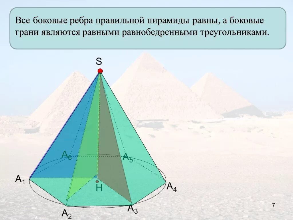 Пирамиды является. Боковые рёбра пирамиды боковые грани пирамиды. Боковые ребра правильной пирамиды …, а боковые грани являются … .. Боковое ребро правильная усечённая пирамида. Пирамида презентация 10 класс Атанасян.