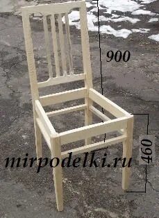 Как сделать мягкий стул своими руками