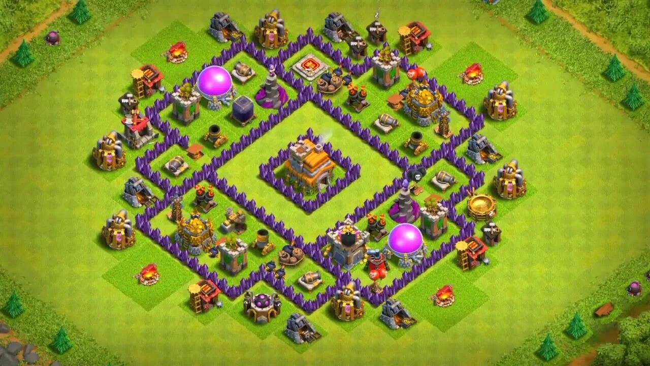 Донат clash of clash. 7 ТХ расстановка 2022. 7 Ратуша Clash of Clans. Расстановка 7 ТХ В Clash of Clans. Клэш оф кланс базы для 7 ратуши.